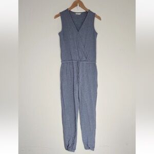 BAREFOOT DREAMS Malibu Collection Luxe Lounge Sleeveless Jumpsuit Size XS